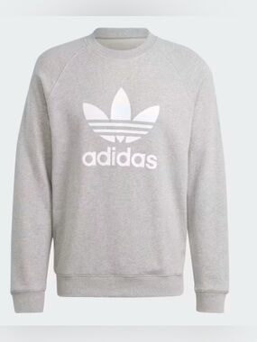 Adidas adicolor originals trefoil pullover crewneck sweatshirt for men  Sz large
